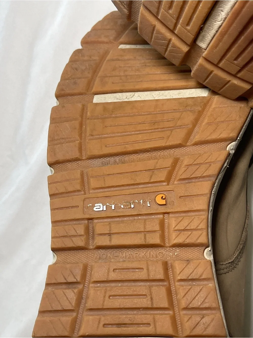 Carhartt Waterproof Work Boots Women's US 14 Tan Leather Lace-Up Work